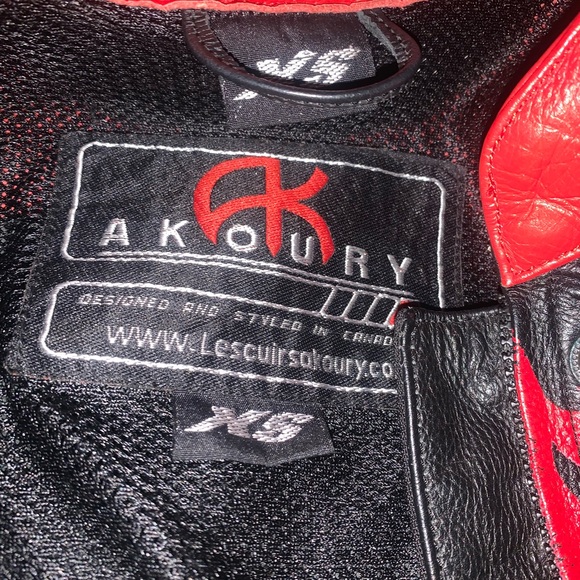 🔥  Akoury Genuine Leather Motorcycle Jacket – Vintage Biker Style 🔥 - Picture 14 of 14
